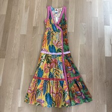 Farm Rio Floral Tropical Print Maxi Dress Size XXS Small NEW WITH TAGS