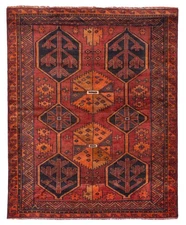 Traditional Vintage Hand-Knotted Area Rug 5'10" x 7'3" Oriental Wool Carpet