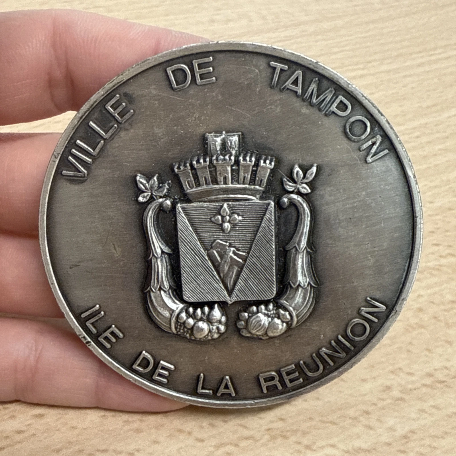 Médaille Ville De Tampon Île De La Réunion