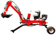 Mini-Pelle tractable avec attelage - Pivotante sur 120° moteur GMA120