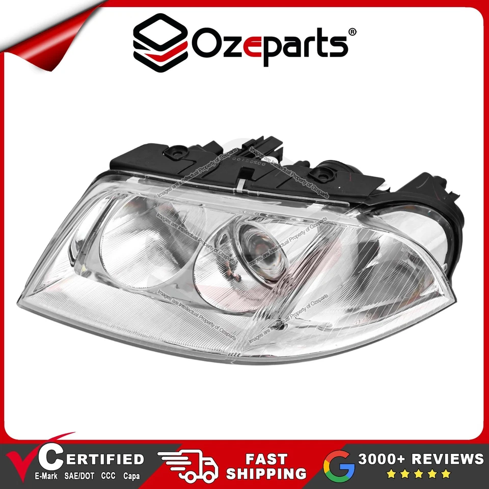 Pair LH+RH Head Light Lamp (Halogen) For VW Volkswagen Passat B5 2001~2005 - image 4 of 4