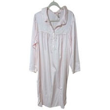 Vintage Oscar de la Renta pink label night gown size Large embroidered long