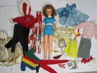 Vintage 1960's Tammy Ideal Doll BS-12-2 & Clothing Lot Playsuit Tennis Ski More