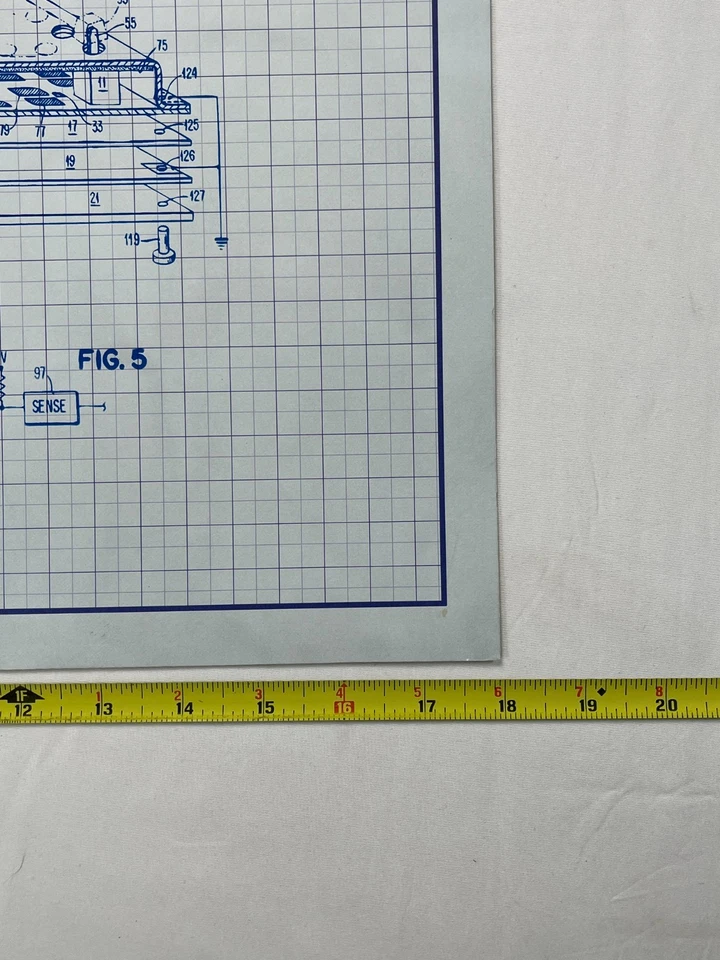 Vintage 1981 Keyboard Multi-Switch Assembly Patent Poster - Cardstock Art Print - Image 2 of 3