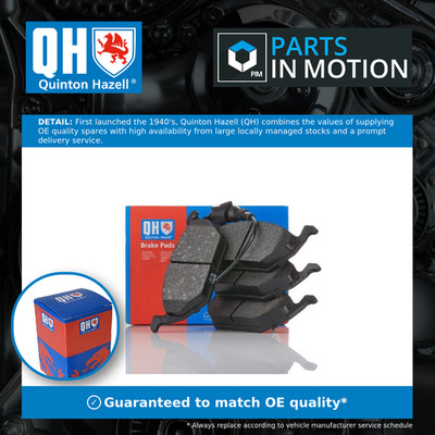 Brake Pads Set fits AUDI A2 8Z0 Front 1.4 1.6 1.4D 00 to 05 QH 1J0698151E New