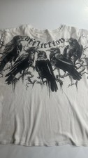 Affliction Vintage Hermal Shirt Made In USA. XL. Black.