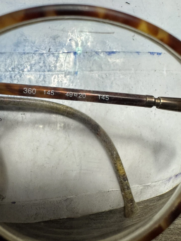 GAFAS GIORGIO ARMANI 360 145 49-20 Monturas Solo Hechas en Italia Tortuga Foto 2 de 4