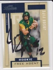 JASON FIFE OREGON UNIVERSITY QUARTERBACK AUTOGRAPHED CARD