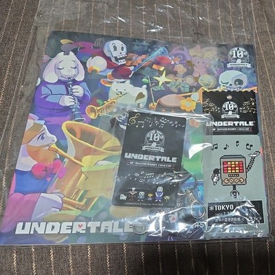 Undertale 10th Anniversary Concert Set with Program Ticket Strap Badge