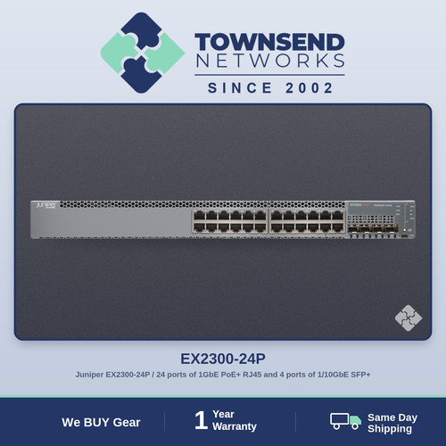 Juniper EX2300-24P / EX Series Managed L3 Switch — Tested & Guaranteed