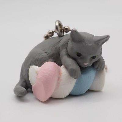 Mashunyaro Cat Café 10 Mini Figure Keychain Capsule Toy Bandai Japan ss380