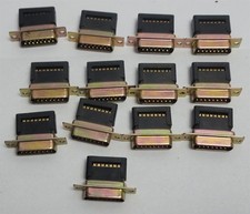 Lot of 13 Data Spec D-Sub 15-Pin Male Ribbon Crimp Connector - New OS
