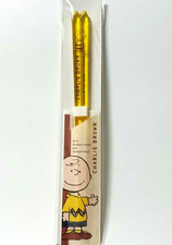 SNOOPY CHARLIE BROWN Essst&auml;bchen Transparent Klar Gelb Made in Japan