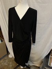 Black Label By Evan Piccone Black Dress Sz 14