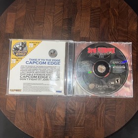 Street Fighter III: 3rd Strike (Sega Dreamcast) Complete with manuel - Authentic