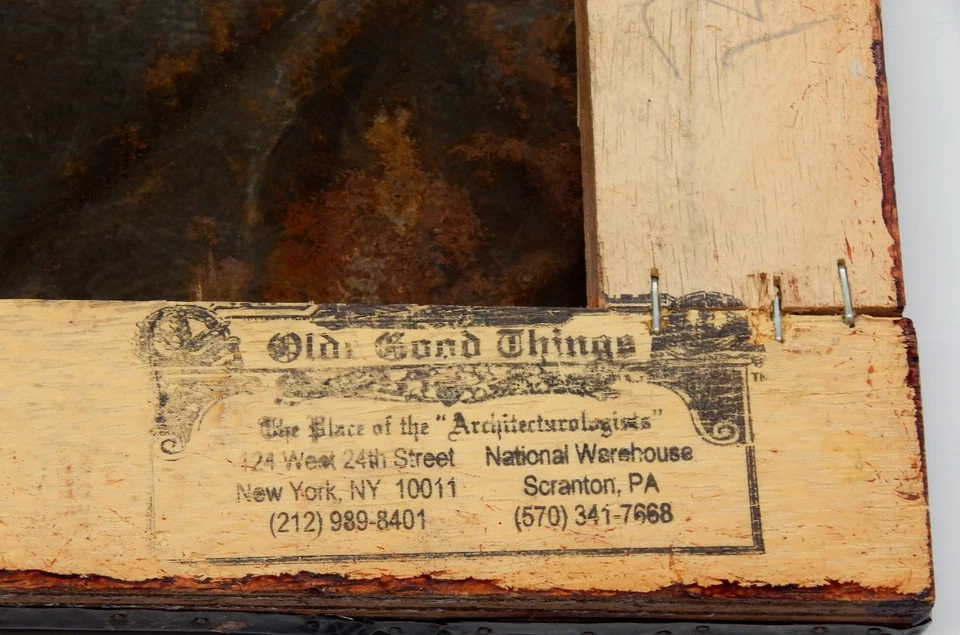 Architectural Salvage Antique Metal Framed Ceiling Tin Olde Goode Things NYC - Image 4 of 4