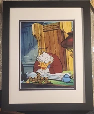 ⭕ Alan Young Scrooge McDuck Disney Signed Photograph 8x10 New Frame #AA