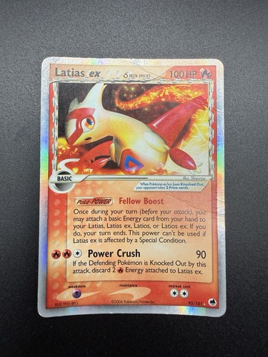 Latias ex (Delta Species) 95/101 EX Dragon Frontiers Holo Pokemon Delta Species