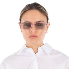 Vedi Vero Rectangular Unisex Sunglasses VRCA01 TPK 53 VRCA01 TPK 53