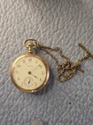 Antique 1907 Elgin 18s Pocket Watch 15J Safety Pinion 20Yr Gold Filled Case Runs