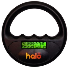 Halo Microchip Scanner Black,135mm Durchmesser X 33mm