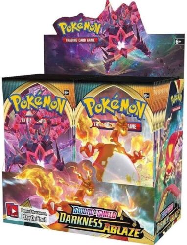 POKEMON TCG Sword And Shield Darkness Ablaze Booster Box Incl 36 Booster Packs - Picture 1 of 1
