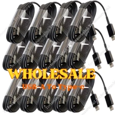 For Samsung Galaxy S24 S23 S22 S21 S20 S10 S9 Fast Charger 4FT Type-C Cable Lot