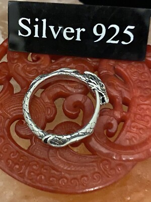 Massives Silber Drachenband
