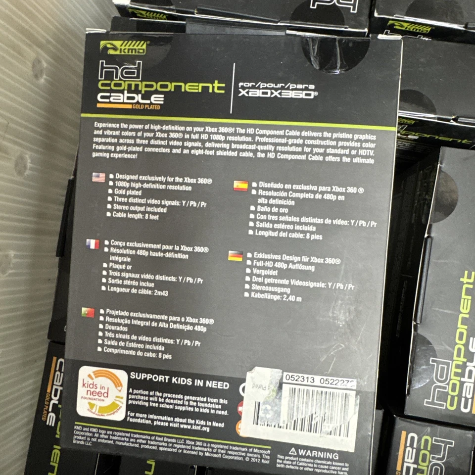 Xbox 360 - Cable - HD Component - Gold Plated (KMD) - Image 2 of 2