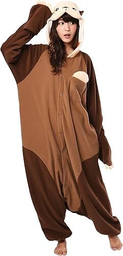 Otter Halloween Cosplay Costume Kigurumi Wear Unisex Free Size - Image 2 of 4