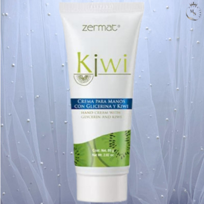 Zermat Kiwi Hand Cream 2.8oz Moisturizer with Glycerin Crema Para Manos