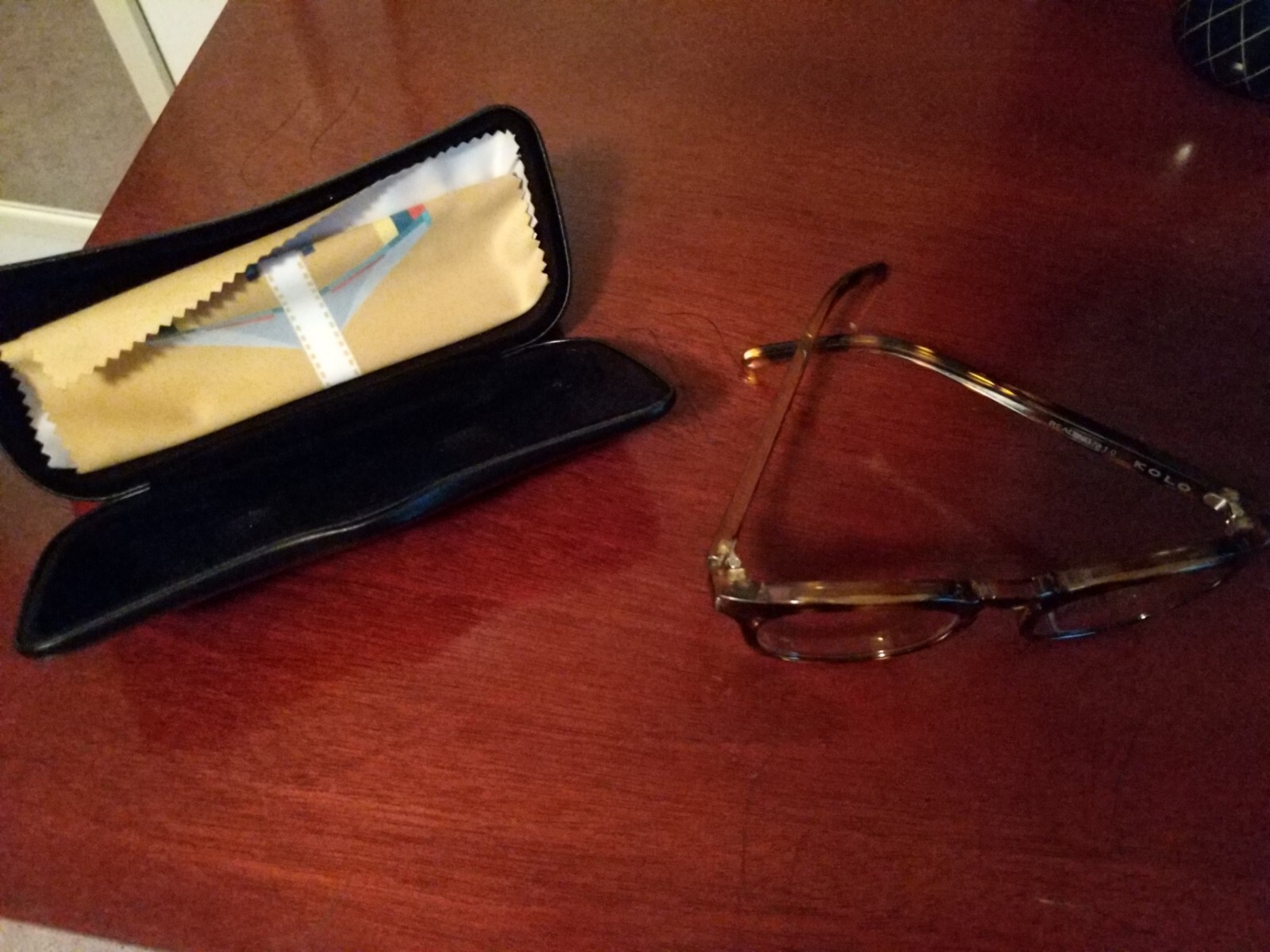 KOLO Premium Reading Glasses, Classic Round Honey Tortoise +1.0 Italy Used