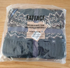 BNWT Men's Fat Face Navy Fair Isle Hat And Scarf Gift Set