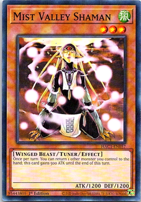 Mist Valley Shaman HAC1-EN057 Yu-Gi-Oh! Card NM 1st Edition | eBay
