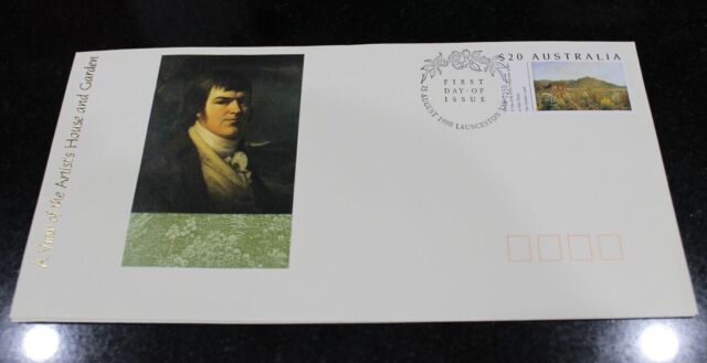1990 $20 GLOVER PAINTING FDC COVER - PMK LAUNCESTON