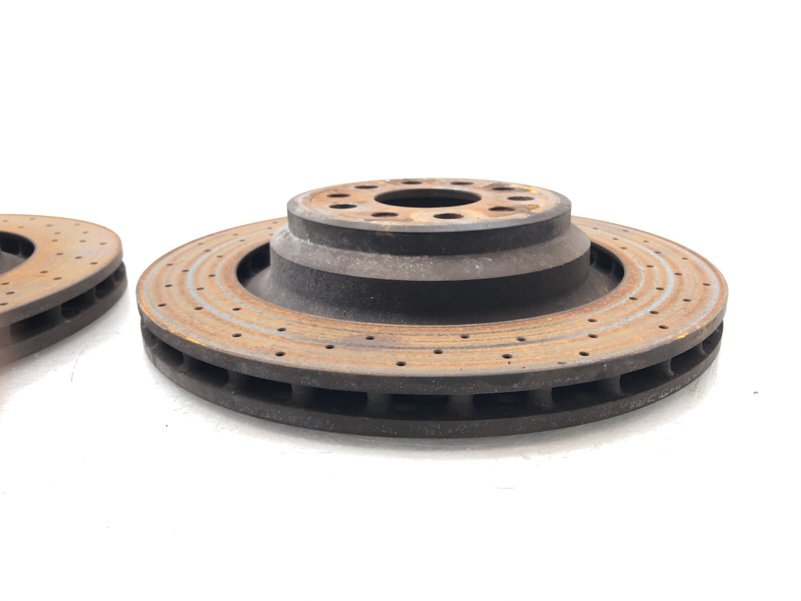 2014-2020 MASERATI GHIBLI REAR AWD BRAKE ROTORS SET X2 OEM.
