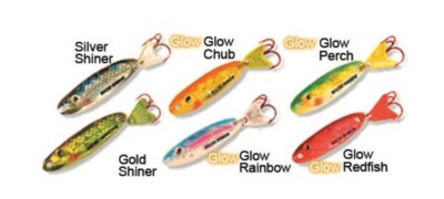 2 Packs Northland Macho Minnow 1/16oz Kicker Tail Glow Chub | eBay