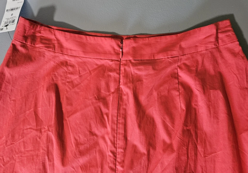 Alfani Junior's Faux Wrap Skirt Orange Size Medium T27-1506 - Изображение 4 из 4