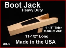 Heavy Duty ~ SOLID Wood ~ STABLE Pull - COWBOY BOOT JACK PULLER ~ Made in USA 