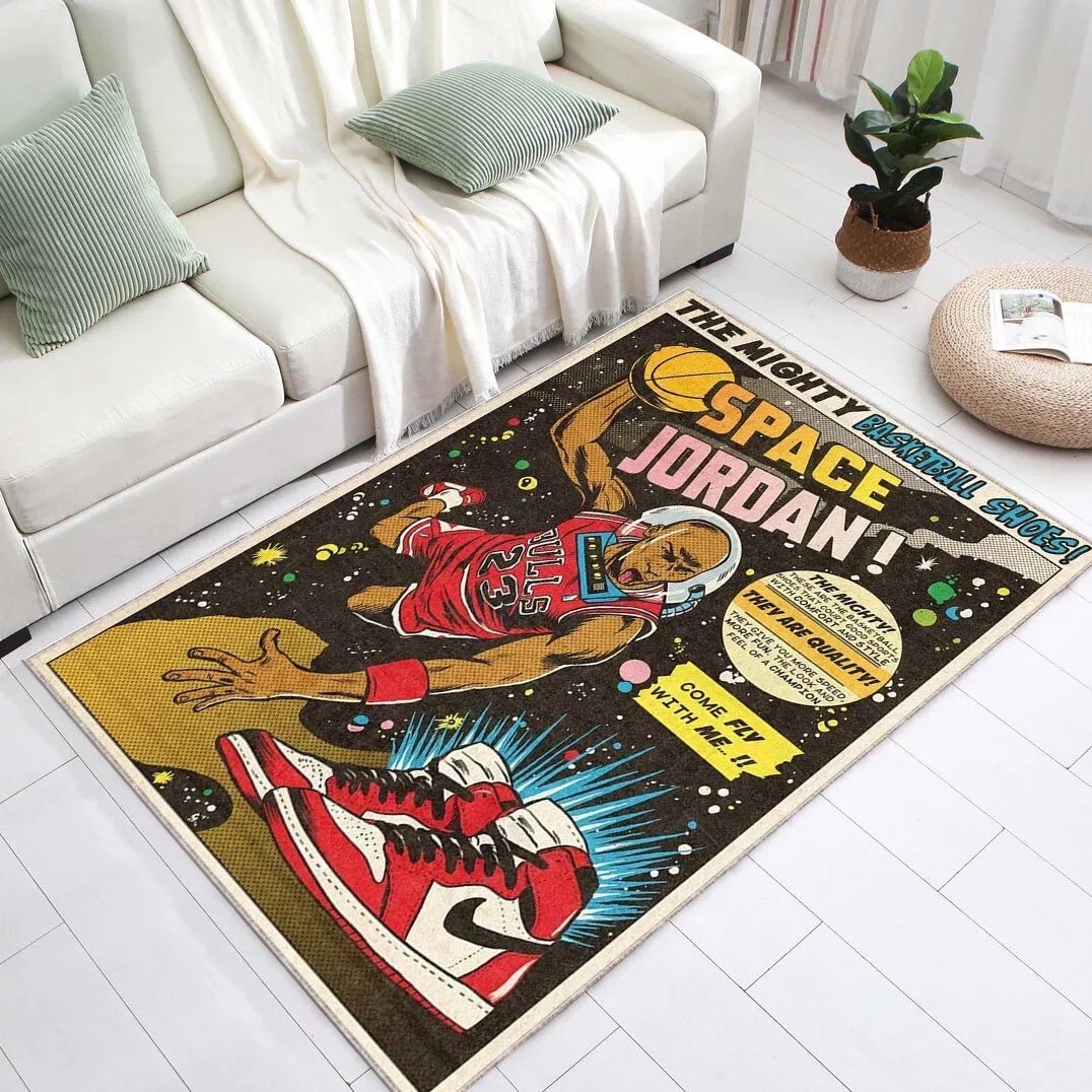 Air Jordan Sneaker Rug, Basketball Rug,Basketball Shoes Rug,Space Rug, Air  Rug