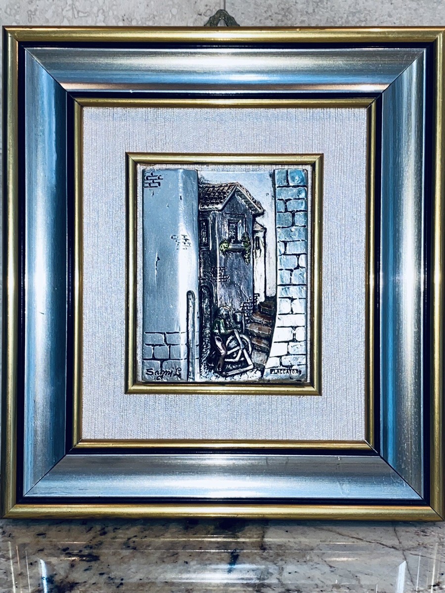 925 Sterling Silver F.LLI Sagni Italian Italy Florence Frame Wall