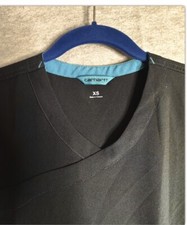 Carhartt Scrub Top Womens Black XS Medical Wear