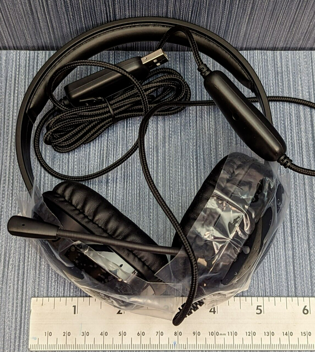 Ac 6012 Cyber Acoustics Headset With Microphone Cyber Acoustics