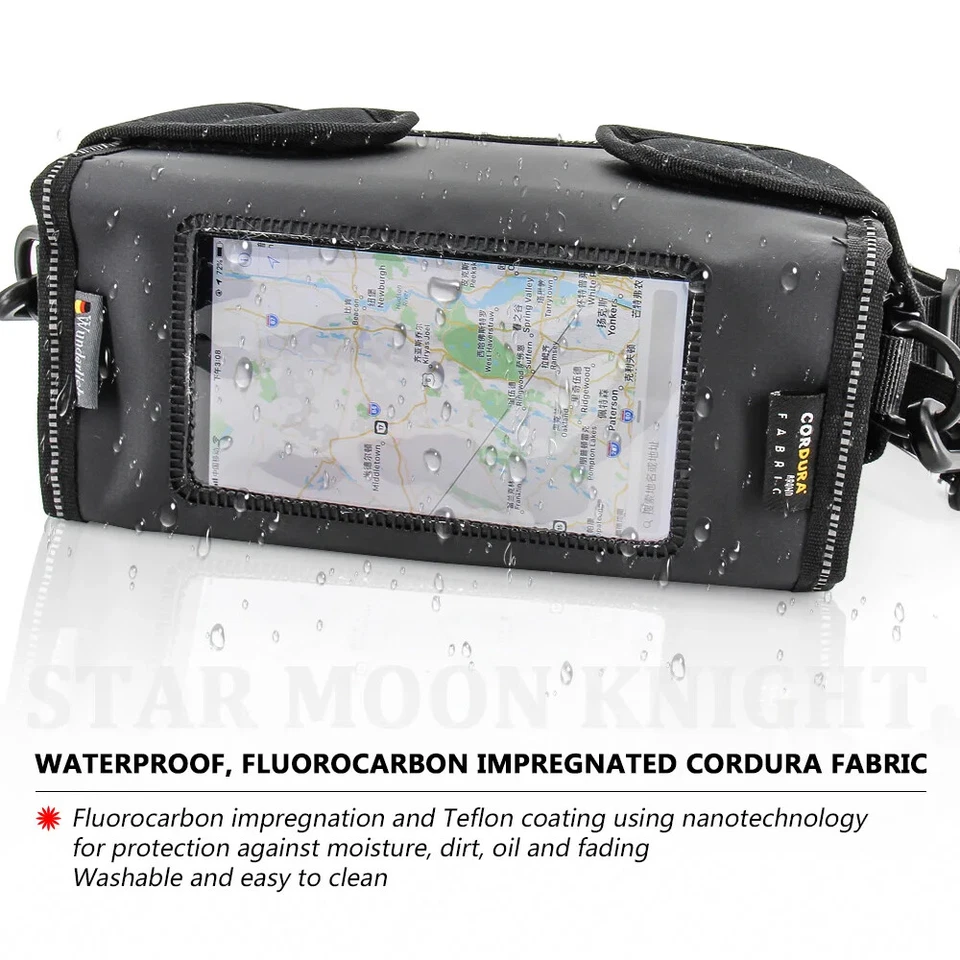 Handlebar Bag Phone Holder Storage Package For BMW R1200RT R1250RT K1600GTL - Image 3 of 4