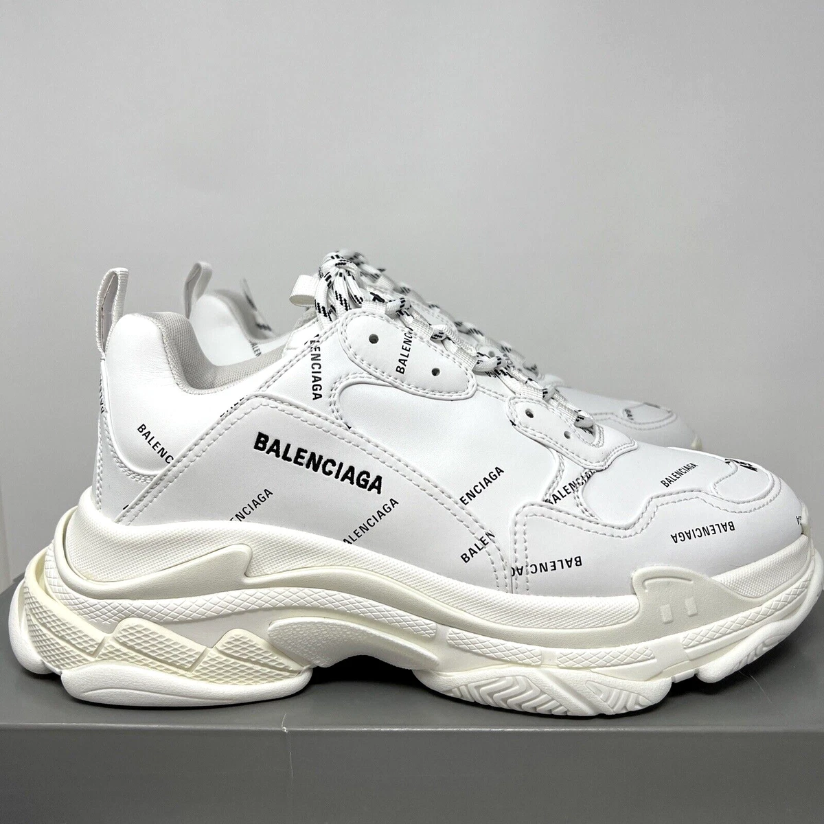 Balenciaga Men's Triple S Rubber Sneakers