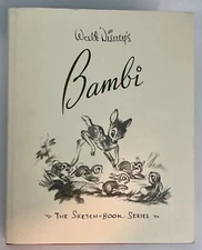 NEW Walt Disney’s Bambi: The Sketchbook Series Hardcover Art Book – 1997 1st ED