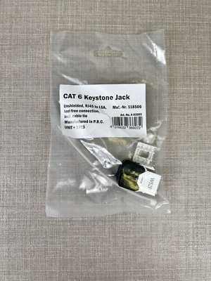 RJ45-Einbaumodul to LSA, Keystone Jack CAT 6