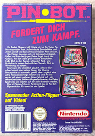 TOP ! Nintendo NES Spiel Pin Bot PAL-B OVP CIB Pinbot