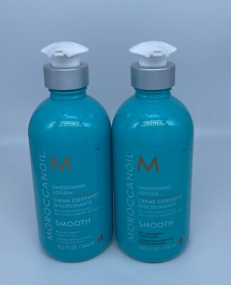 SAME DAY SHIP! Moroccanoil Smoothing Lotion 10.2 oz. DUO (2 PACK)