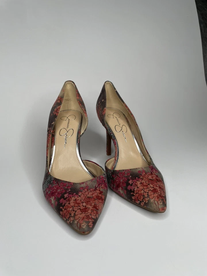 Jessica Simpson Cherry Blossom Livvy D'Orsay Pumps Size 8 - Image 2 of 4